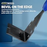 MANUFORE Trim Puller Pry Bar 1050 Steel Silicone Handle Tile Removal Tool view 3