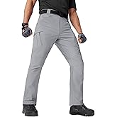 TACVASEN Men's Cargo Work Pants Construction Tactical Water Resistant Lightweight Outdoor Hiking Pants with 9 Pockets