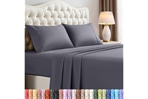 Utopia Bedding Queen Bed Sheets Set – 4 Piece Queen Size Sheets, Soft Breathable Microfiber, Deep Pocket, Fade & Wrinkle Resi