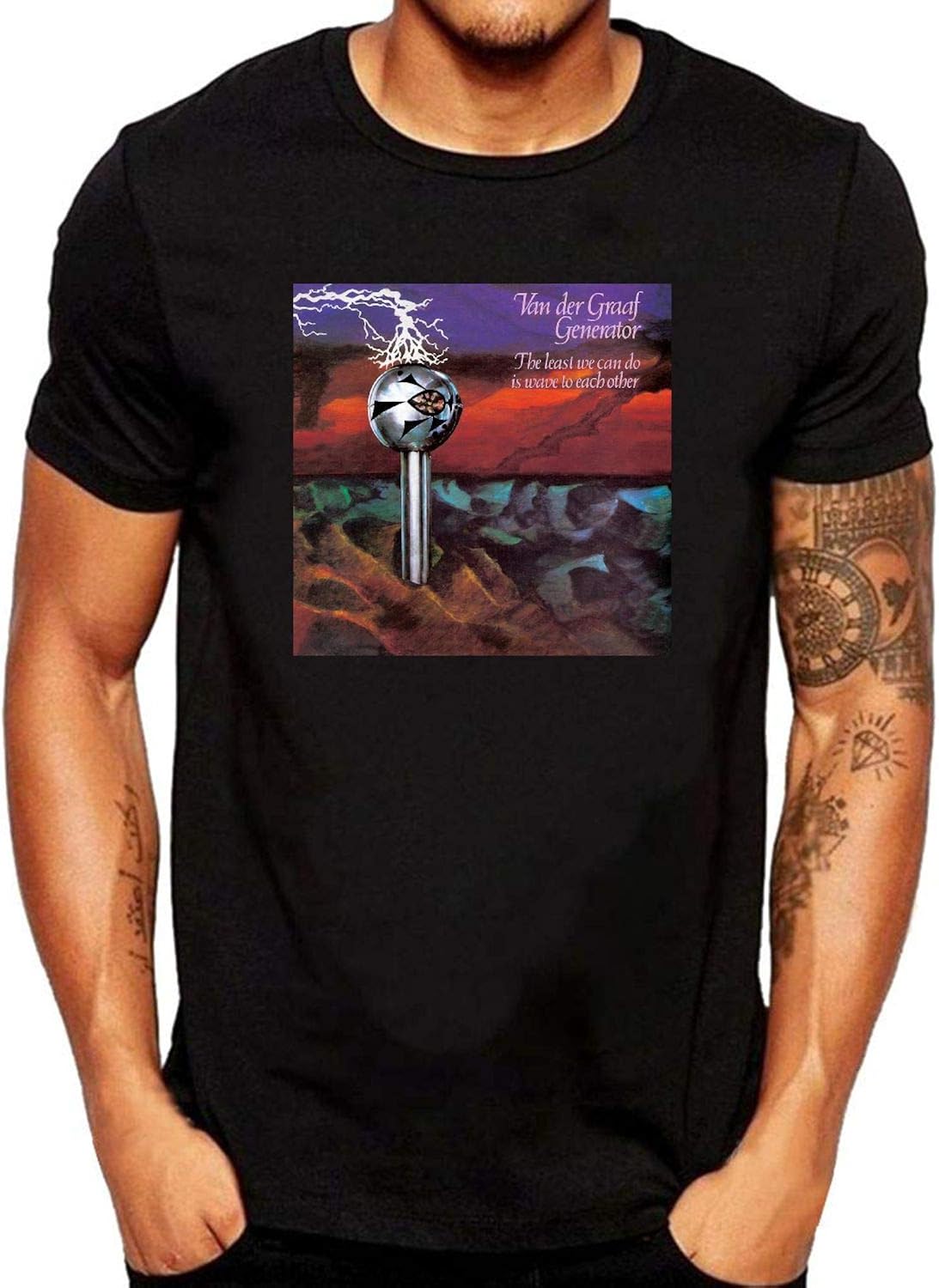 ZOMMING Tee Van Der Graaf Generator Albums Men's T Shirts Black Amazon