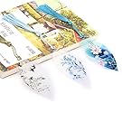 Artinova 3 Pcs Leaf Vein Bookmarks with Bird and Flower Design (Pack of 3) ARTA-0043