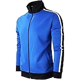 SCREENSHOT Mens Hip Hop Premium Slim Fit Comfort Track Jacket - Athletic Fitness Fashion Urban Lifestyle Streetwear Top