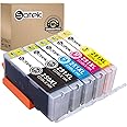 Sotek 250XL 251XL 250 251 XL C A K E Ink Cartridges 5 Color, Work with Pixma mx922 MG7520 MG7120 MG6620 MG5620 iP8720 MG6420 MG6320 MG5420 IX6820 iP7220(BK/BK/C/M/Y)