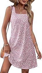 OFEEFAN Pink Dress for Women Summer 2025 Sundresses