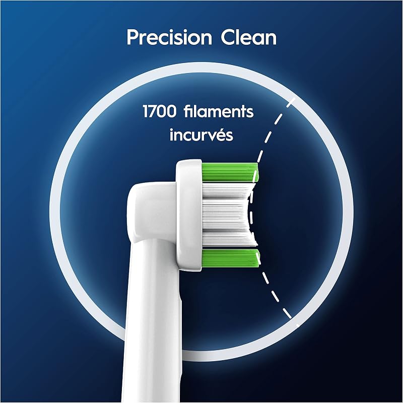 Brossettes de Rechange Précision Clean, lot de 12, Blanches