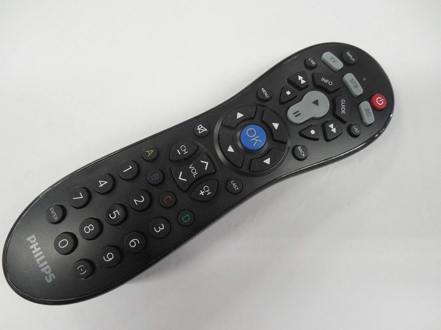 JD3013 3 in 1 Device Universal Remote, Compatible with Smart TVs, LG, Sony, Blu Ray, DVD, DVR, Roku, Apple TV, Streaming Players, Simple Setup, Auto Scan, Pre-Programmed for Samsung TVs,