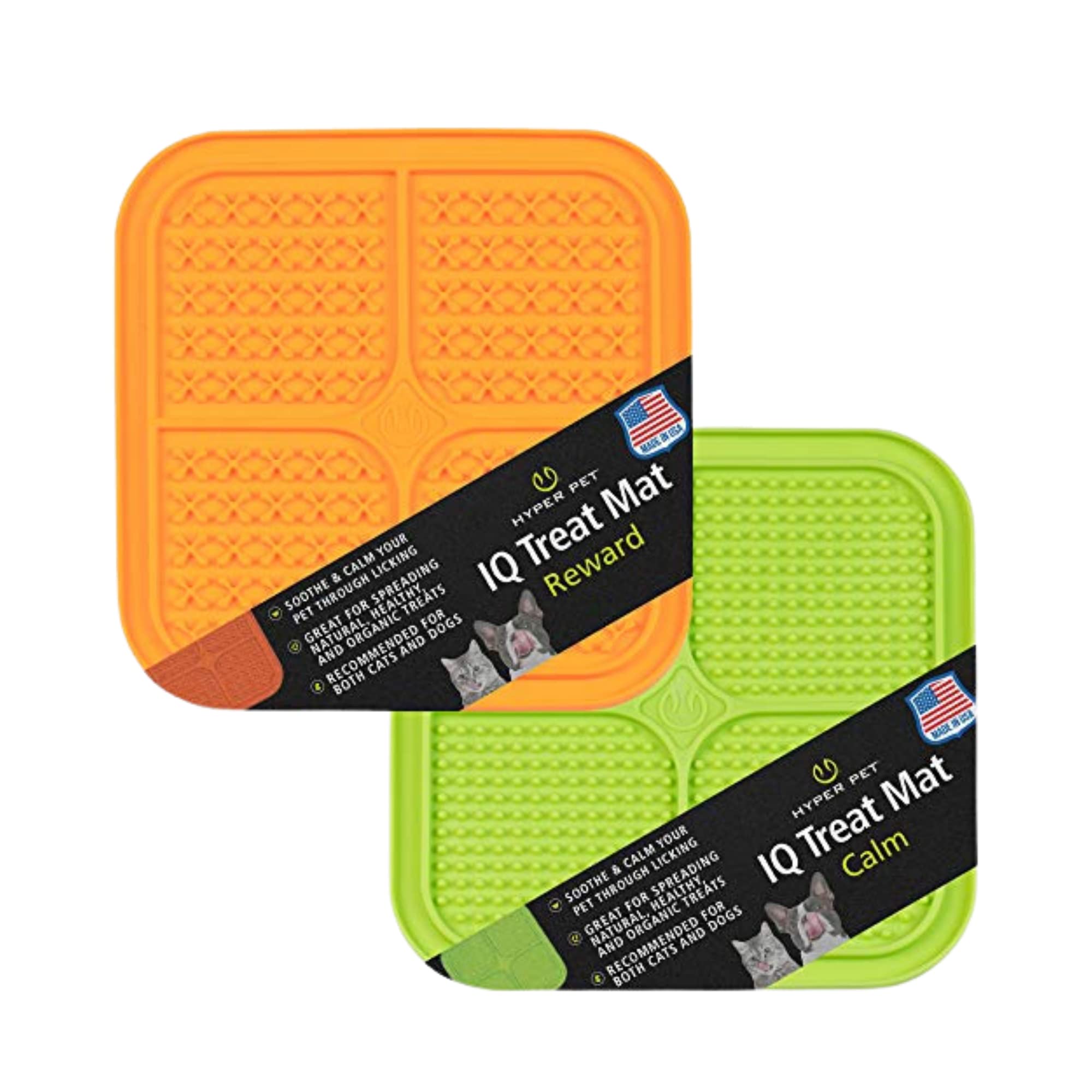 Photo 1 of Hyper Pet IQ Treat Lick mat for Dogs, Slow Feeder & Cat Lick mats | Great Alternative to Slow Feeder Dog Bowls & Feeders | Perfect Licking mat, Cat Puzzle & Dog Enrichment Toys