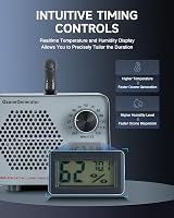 CREWORKS Ozone Generator 45000 mg/h High Capacity Odor Eliminator Timer Display view 9
