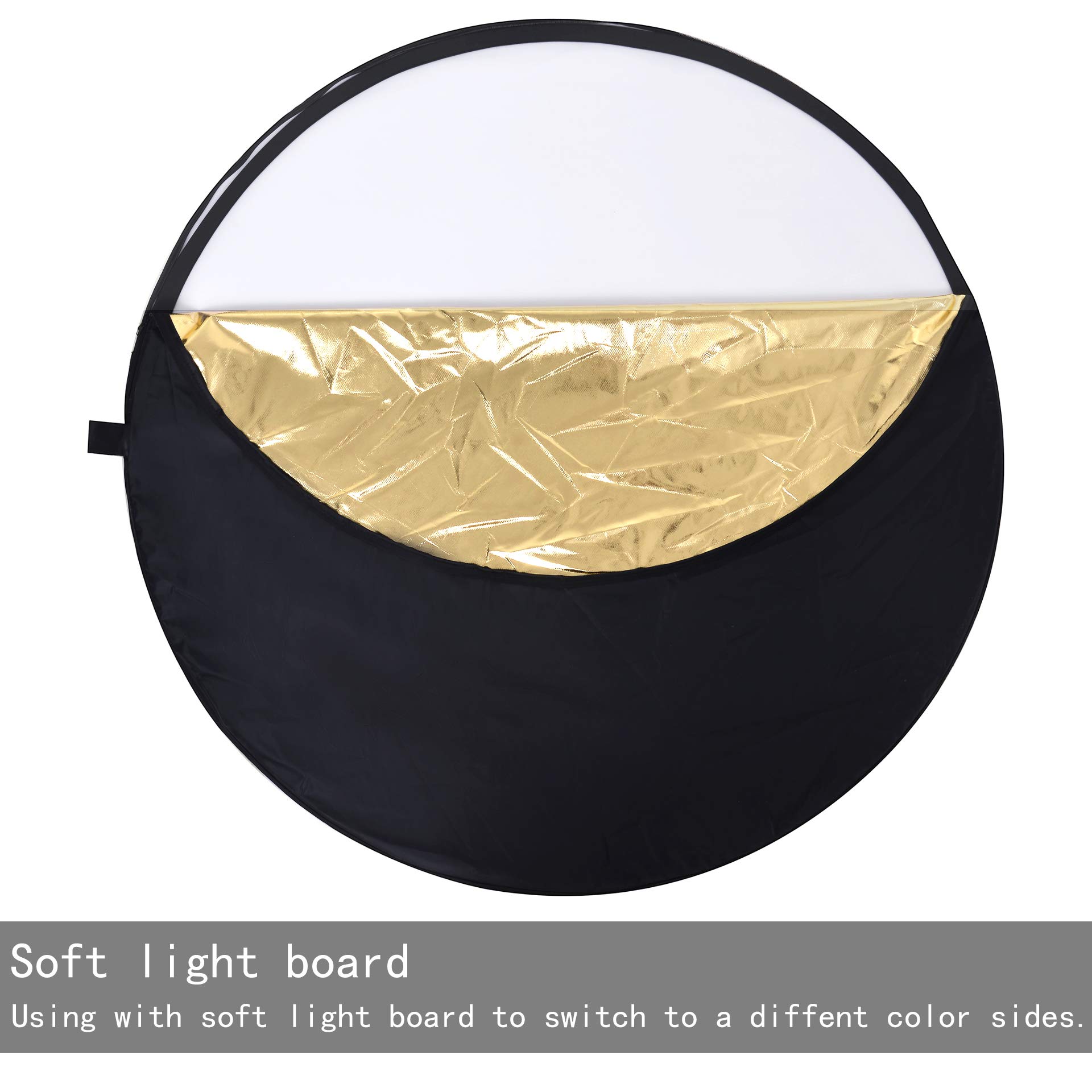 Reflectors MOUNTDOG 43/110cm Photography Reflector Photo Video Studio