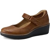 SHIBEVER Women Mary Jane Shoes: Casual Comfortable Arch Support Work Pumps | Work Non Slip Comfort Walking Platform Wedge Orthopedic Business Office Teacher Nurses Womens Woman Ladies Pump 2026 Fall