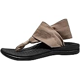 LLSOARSS Women's Plantar Fasciitis Feet Yoga Sling Sandal Arch Supports Orthotics Flip Flops Relieve Flat Feet, High Arch, Foot Pain