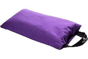 Hugger Mugger Unfilled 10lb Yoga Sandbag - Adds Weight to Your Poses, Zipper Cover, Sturdy Handle, Durable Material, Not Filled with Sand