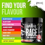 Warrior Rage Pre Workout Powder 392g High Stim 300mg Caffeine Wicked Watermelon view 5