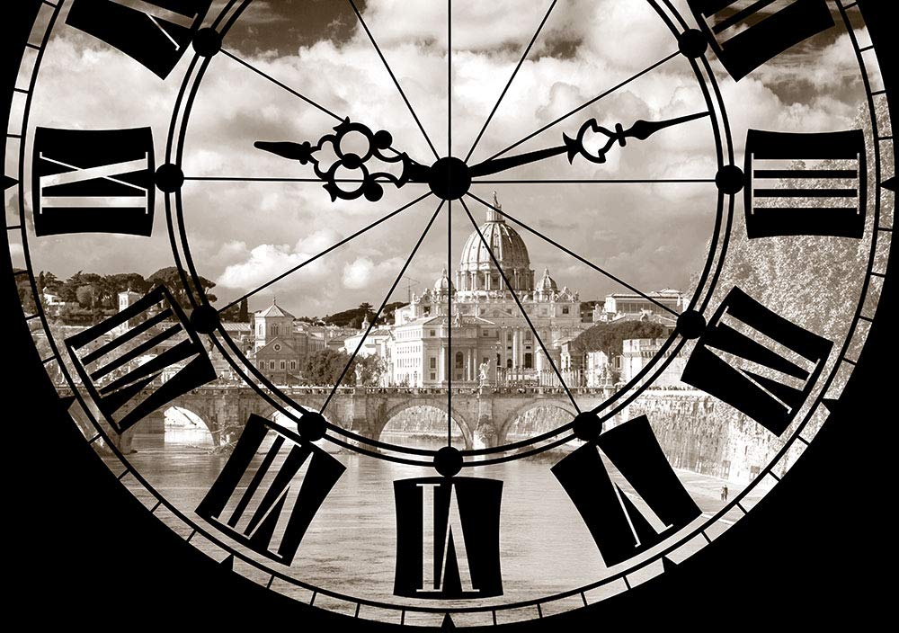 AG DESIGN Photo Wallpaper/Giant Wall Poster, Blue Black Paper, Multi-Colour, 383 x 254 cm/141.7 x 100-Inch