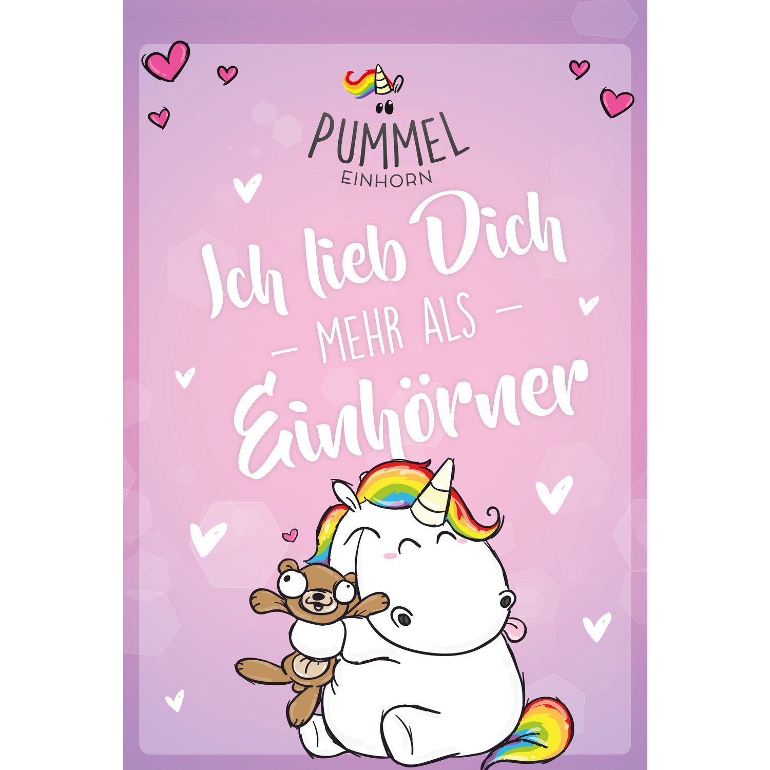 Pummel A Horn Writing Pad A5 – Unicorn Love