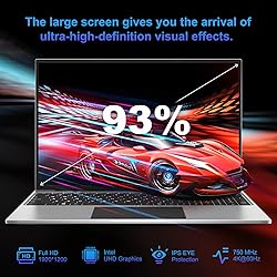 Jumper 16-Inch FHD IPS Laptop, Quad Core Celeron