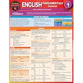 English Fundamentals 1 - Grammar: for Middle School Writing - a QuickStudy Language Arts Laminated Reference &amp; Study Guide