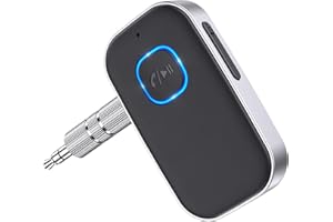 COMSOON Bluetooth 5.0 Receiver for Car, Noise Cancelling Bluetooth AUX Adapter, Bluetooth Music Receiver for Home Stereo/Wire