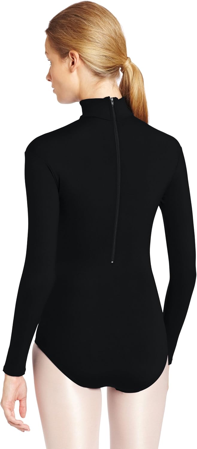 Capezio Women's Turtleneck Long Sleeve Leotard: Clothing