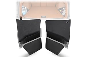 Lilvduybz Trunk Storage Bins Compatible with Tesla Model Y 2024-2025, Rear Trunk Organizer with Carpeted Lid, TPE Waterproof 