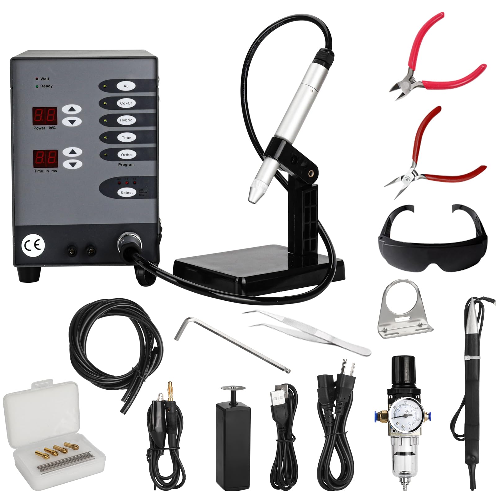Photo 1 of Healthible Welder for Permanent Jewelry - 100a Permanent Jewelry Welder,110v Welding Machine Jewelry,Pulse Arc Welder Permanent Jewelry