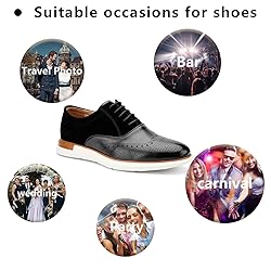 Meijiana Men Oxfords Shoes Casual Dress Shoes