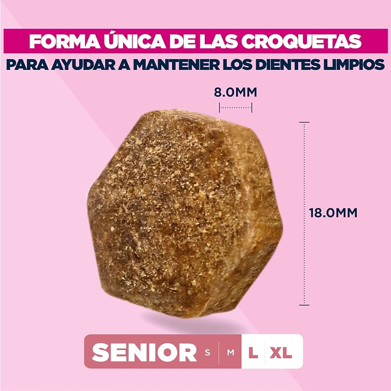 , alimento para Edad Avanzada con Pollo Fresco para Razas Grandes - Alimento seco Premium para Perros Senior, 3 kg