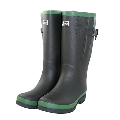 Jileon Extra Wide Calf Rubber Rain Boots with Rear Egypt Ubuy
