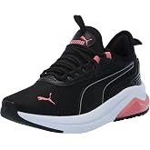 Puma Womens Amplifier Shoes | Extra Heel Cushioning, Snug Bootie Fit, Supportive Caging, Low Boot Profile, Comfy Sneakers for Women, Womens Black Sneakers