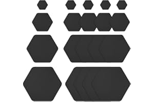ZZXLLRO 20Pcs Down Jacket Repair Patches Waterproof Self Adhesive Pre-Cut Nylon Repair Patches Kit for Jackets Coats Clothing Tents Sleeping Bags, Hexagon