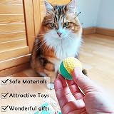BIPY 20Pcs Cat Foam Ball Toys 4cm Colorful Indoor Interactive Play Balls view 6