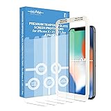 [4 Pack] Screen Protector for iPhone X, XS, 11