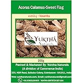 Yuktha Naturals Vasambu Root Powder | Acorus Calamus | Sweet Flag | வசம்பு | Vayambu | Pillai Valarpan | Calamus Root Powder -200g/7oz