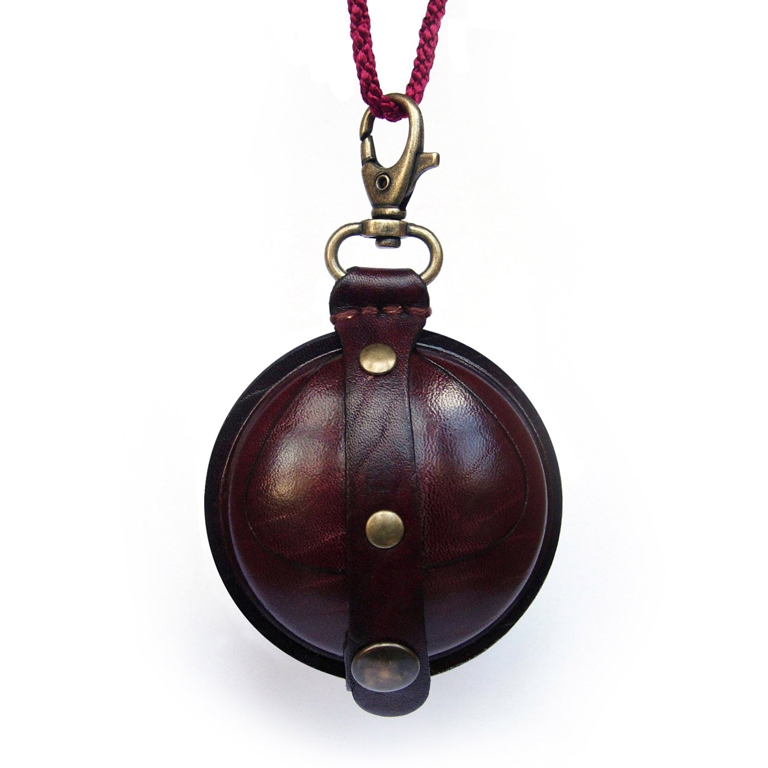 Wilkins Pellet Pouch Small 2.5" Dark Brown air rifle gun pellet leather pouch