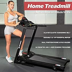 ADVENOR Treadmill Motorized Treadmills 2.5 HP