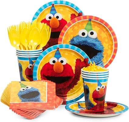 Amazon.com: BirthdayExpress Sesame Street Party Supplies Snack Party