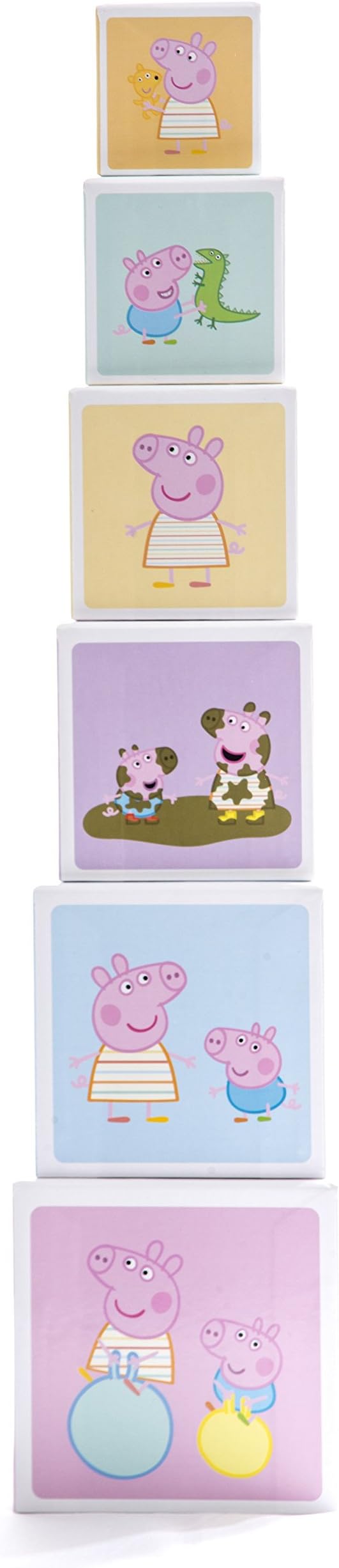 Peppa Pig for Baby Stacking Blocks, by Rainbow Designs