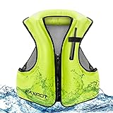Faxpot Inflatable Snorkel Vest Adult, Snorkeling