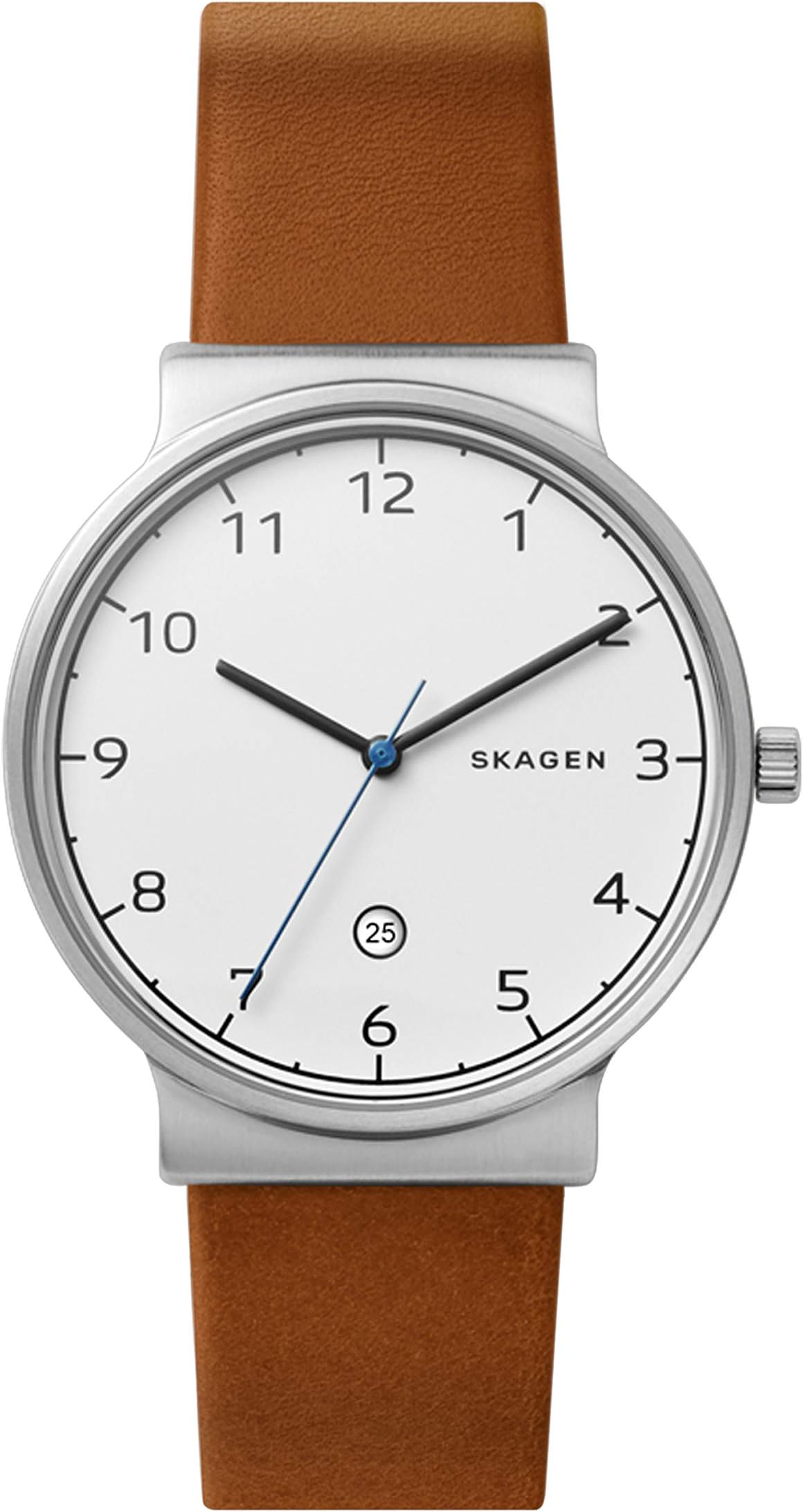 Men's Ancher Three Hand Silver Stainless Steel Watch SKW6433