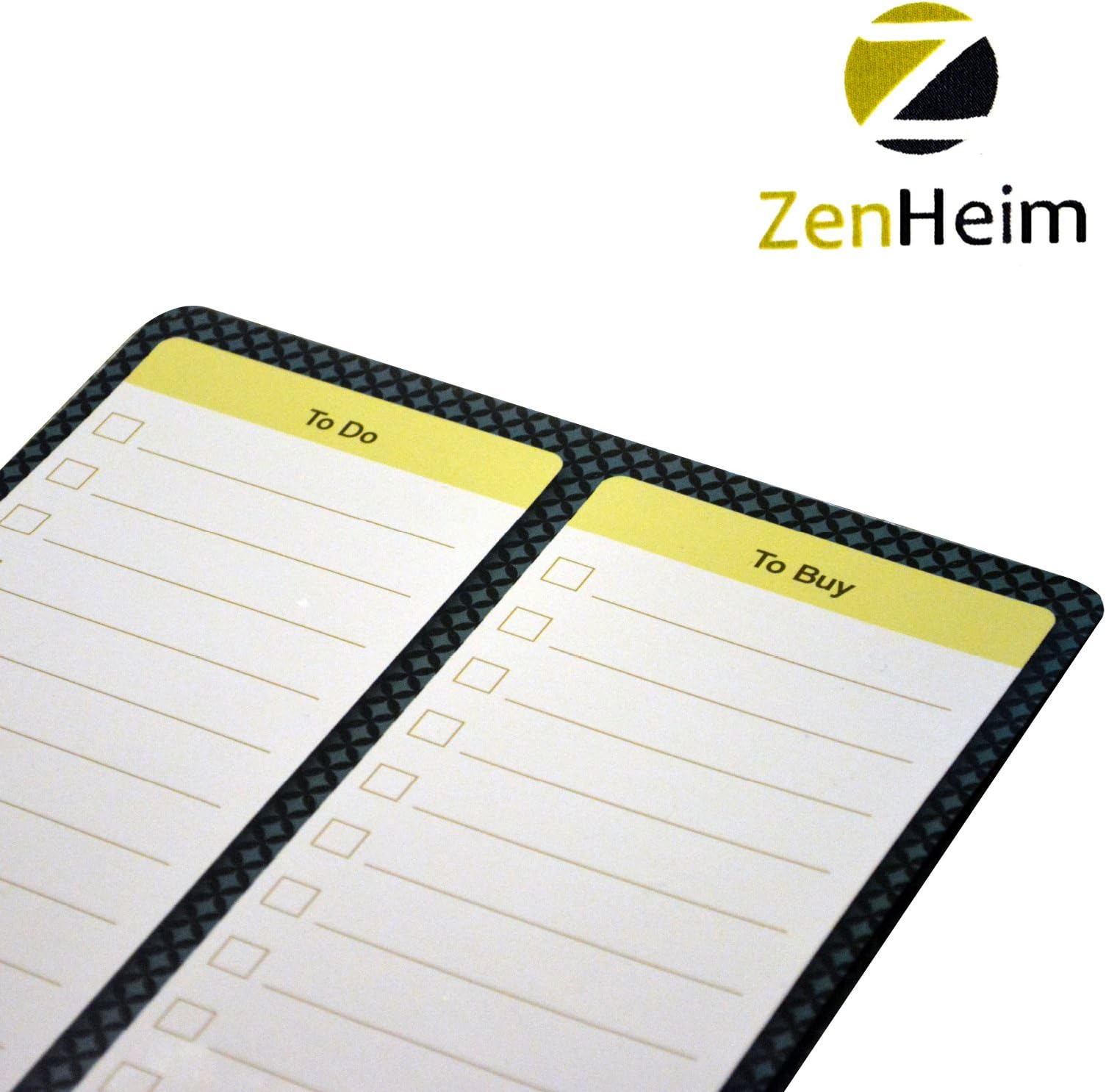 Premium Dry Erase Magnet TO DO and TO BUY Shopping List Refrigerator Magnet Organizer For Office Kitchen And More!