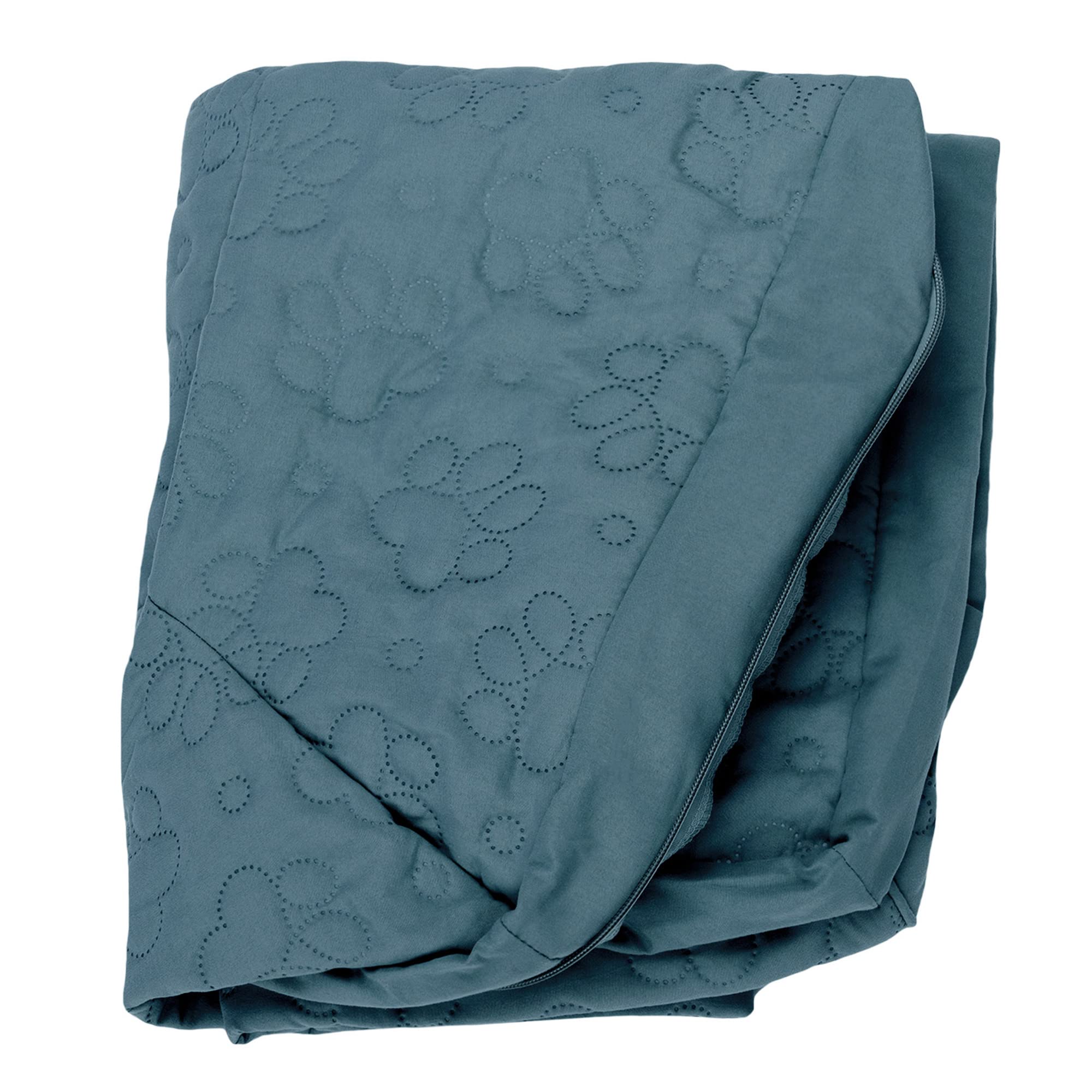 FurHaven Pinsonic Quilted Paw L Shaped Dog Bed Replacement Cover - Bluestone, Jumbo (X-Large)