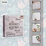 ARPA N Photo Album Slip In Case 200x4x6 Purple Memo Pages 50 Sheets view 2