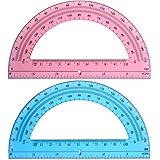EBOOT Plastic Protractor Math Protractors 180