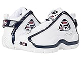 Fila Grant Hill 2 (Little Kid) White/Fila Navy/Fila