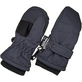 Zelda Matilda 100G 3M Thinsulate and Thick Sherpa - Waterproof & Reflective Long Cuff Mittens