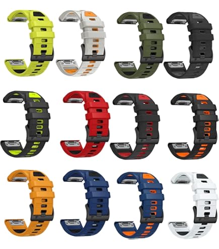 Garmin QuickFit 22 Watch Bands, Lakeside Blue Silicone : Amazon.ca
