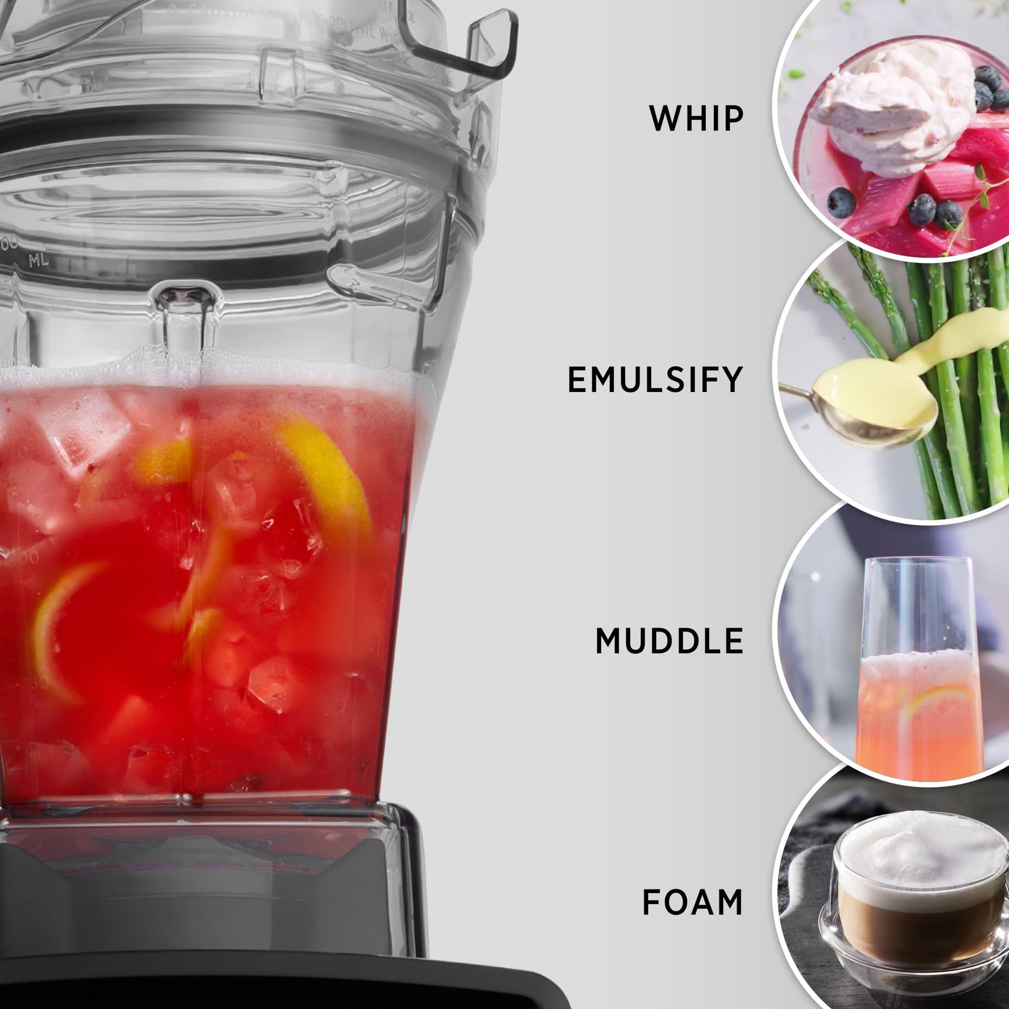 Vitamix Aer Disc Container, 48 oz, BPA-Free, Dishwasher-Safe, Compatible with All Full-Size Vitamix Blenders
