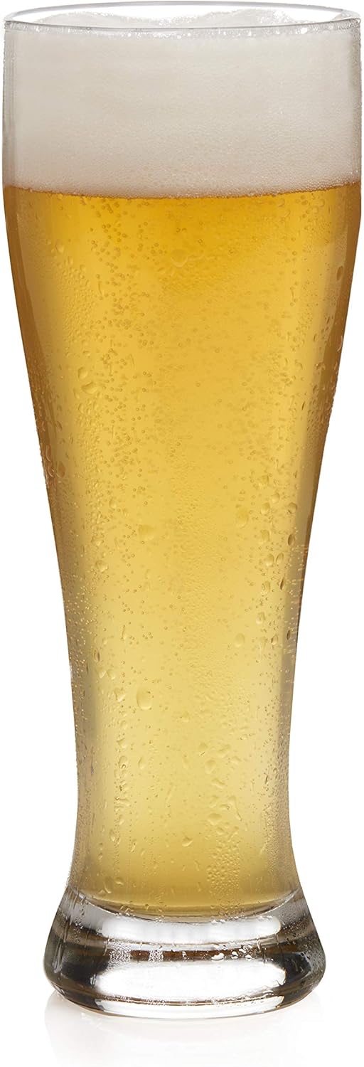 Libbey Giant Wheat Beer Glasses, Set of 6 Kitchen & Dining