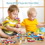 HIUME Building Bricks 1200 Pieces Compatible with Construction Blocks 12 Colors view 7