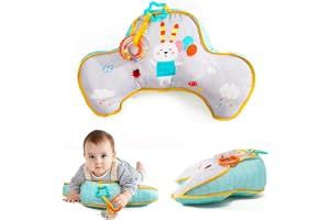 Montessori Sensory Crawling Toy for Newborns - Tummy Time Pillow with Ergonomic Design for Easier Parenting Development